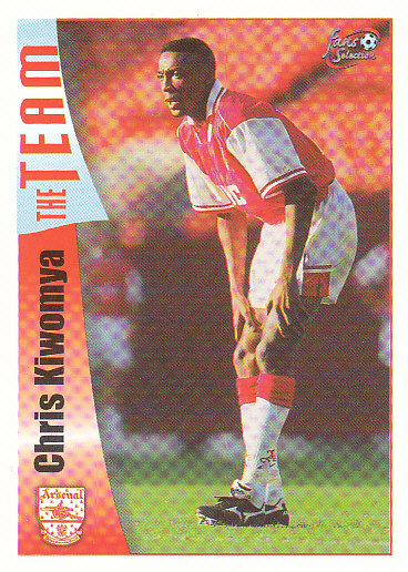 Chris Kiwomya Arsenal 1997/98 Futera Fans' Selection #27
